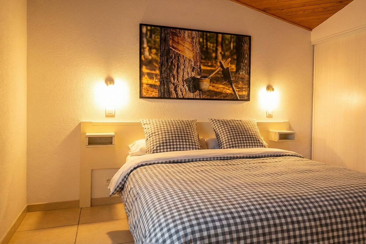 Studio Tiêu chuẩn, 1 giường cỡ queen | Bộ đồ giường cao cấp, màn/rèm cản sáng, phòng cách âm 