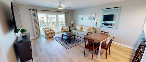 Condo, 2 Bedrooms | Living area | Smart TV