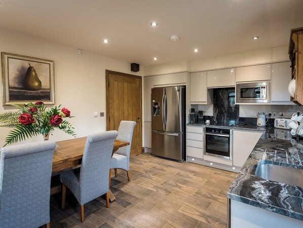Oven, dishwasher, high chair, freezer