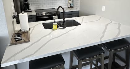 Newly remodeled 2 bedroom condo with beautiful lake view.