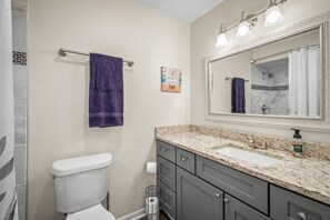 Hair dryer, towels