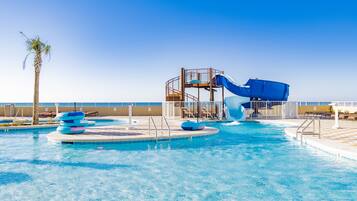 Indoor pool, outdoor pool