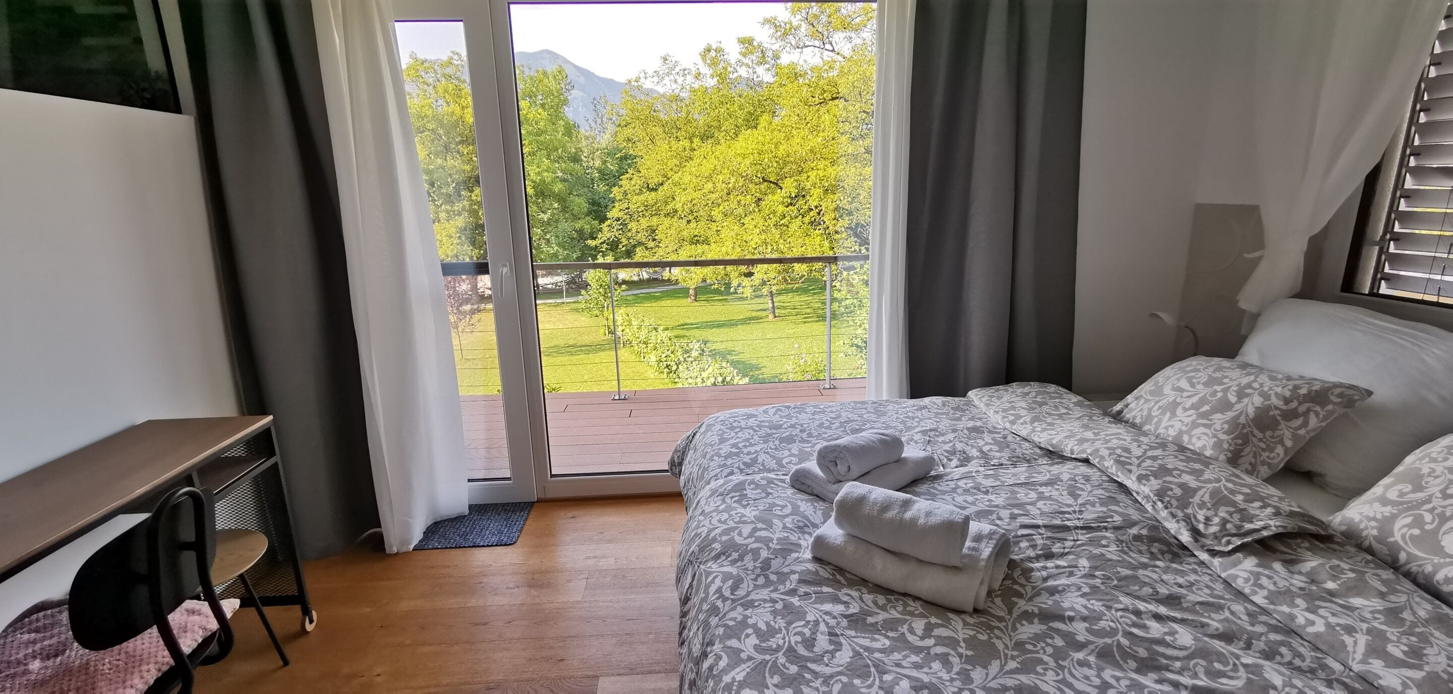 Panoramic-Apartment, mit Bad, Bergblick (Apartma nadstropje) | 1 Schlafzimmer