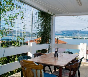 Balcony - A2 Large apt With the big Terrace & Great sea View (Trogir)