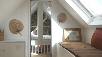 2 chambres, fer et planche Ă repasser, Wi-Fi gratuit, draps fournis