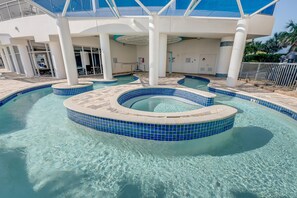 Indoor pool, a heated pool