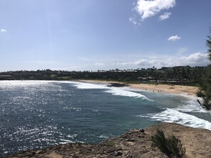 Sun-loungers, beach towels