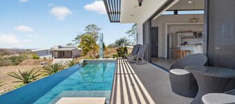 Perfect view! Walk to beach. Family friendly with a private pool. 