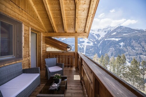 Ferienwohnung "Golserhof Sonne" im Ahrntal mit Blick auf die Berge