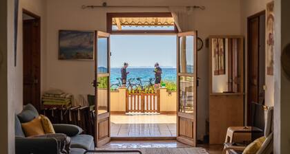 Ferienhaus Miramar Sa Rapita mit Meer- und Bergblick, Garten und Terrasse; Parkplatz vorhanden