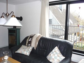 Fernseher, Kamin