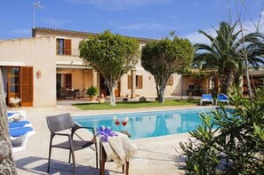 Outdoor pool - Tallador for 10 people in S'Alqueria Blanca with private pool, a/c, and Wi-Fi (IB)