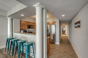 Fridge, microwave, oven, stovetop - 🌴🌞Lazy River + Indoor/Outdoor Pools | Oceanfront | South Wind 201 (Myrtle Beach)
