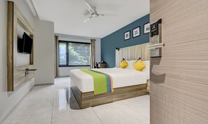 Economy Double Room | Desk, iron/ironing board, free WiFi, bed sheets - Treebo Trend Galexia Hotel (Bengaluru)