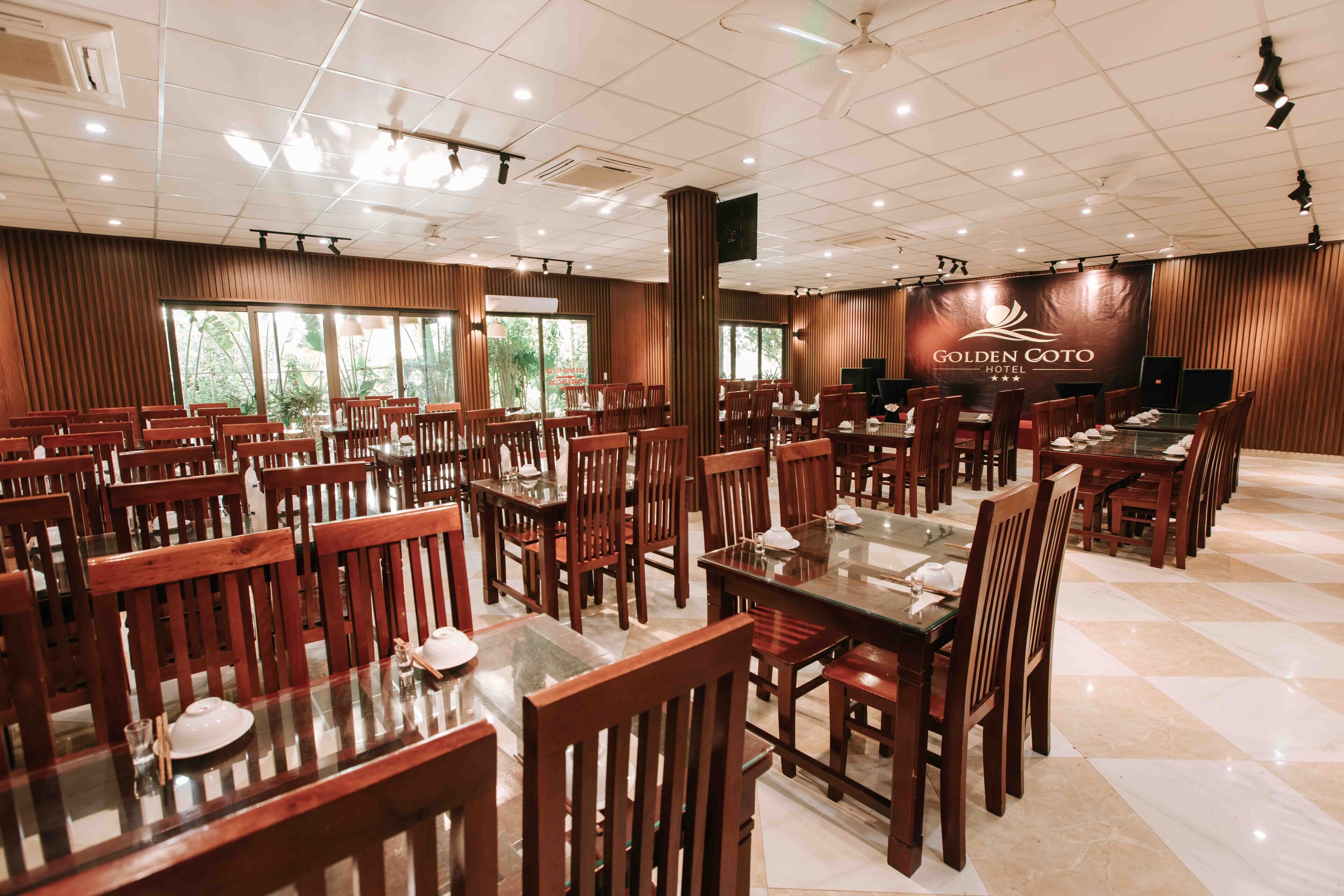 Outdoor wedding area