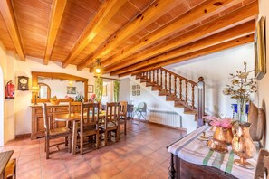 Dining - VILLA CAN COLL Traditional Rural house for 6 in Pollensa (Puerto Pollensa)