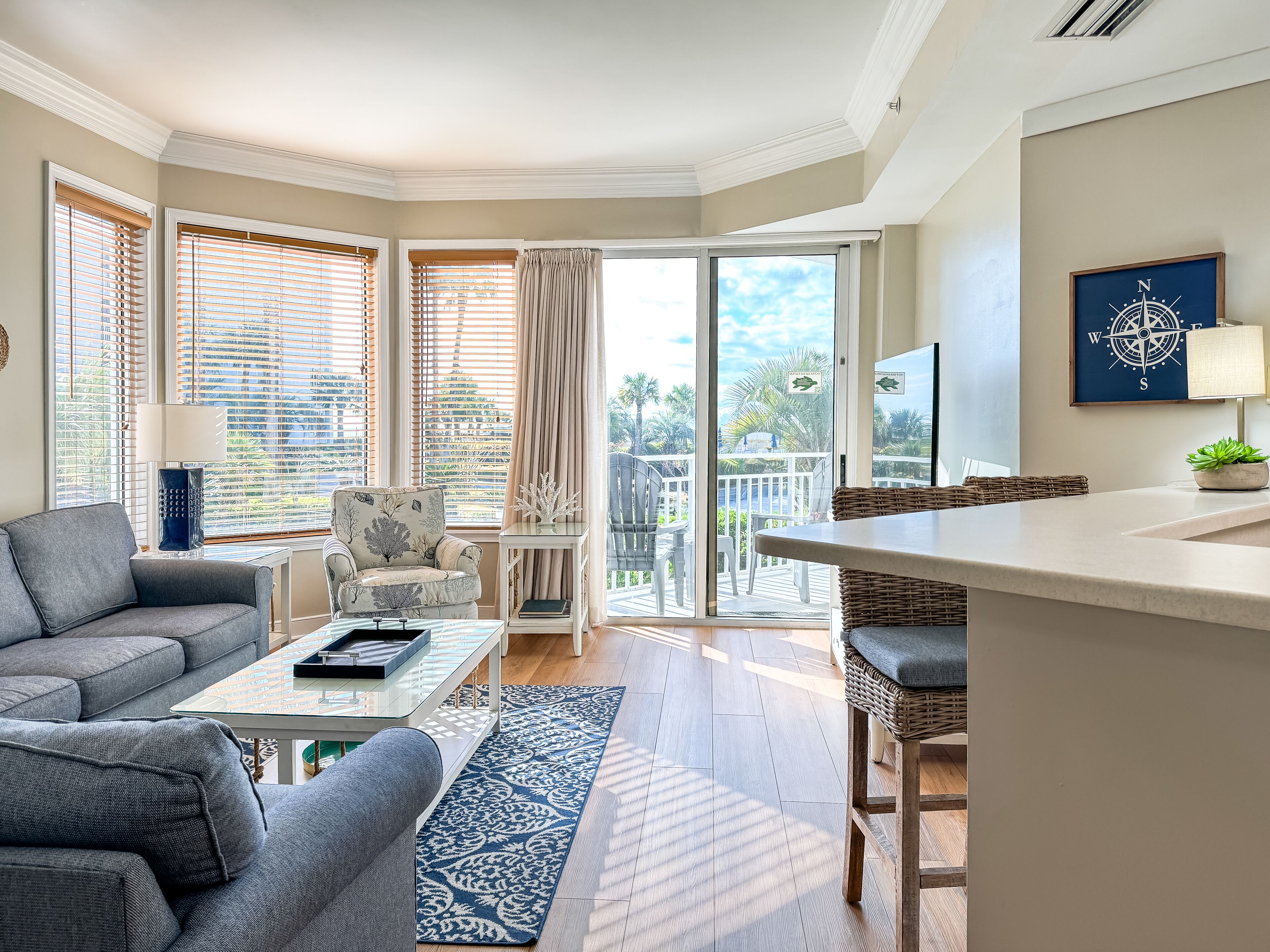 1105 Seacrest - STEPS TO BEACH, POOLS, COLIGNY AMENITIES, WALK EVERYWHERE!