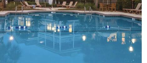 Indoor pool, outdoor pool