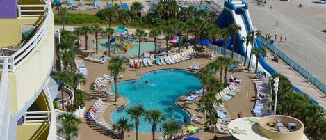 Indoor pool, a heated pool