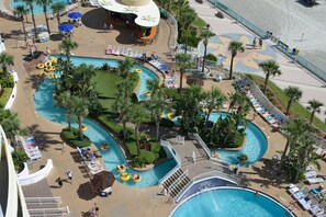 Indoor pool, outdoor pool - Wyndham's Ocean Walk Resort - 2 Bedroom Deluxe (Daytona Beach)