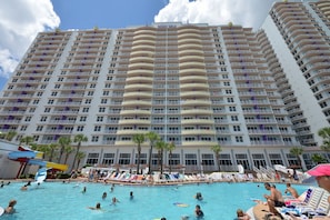Indoor pool, outdoor pool