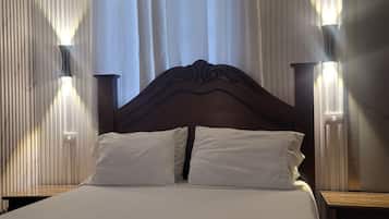 1 habitación, tabla de planchar con plancha, wifi y ropa de cama