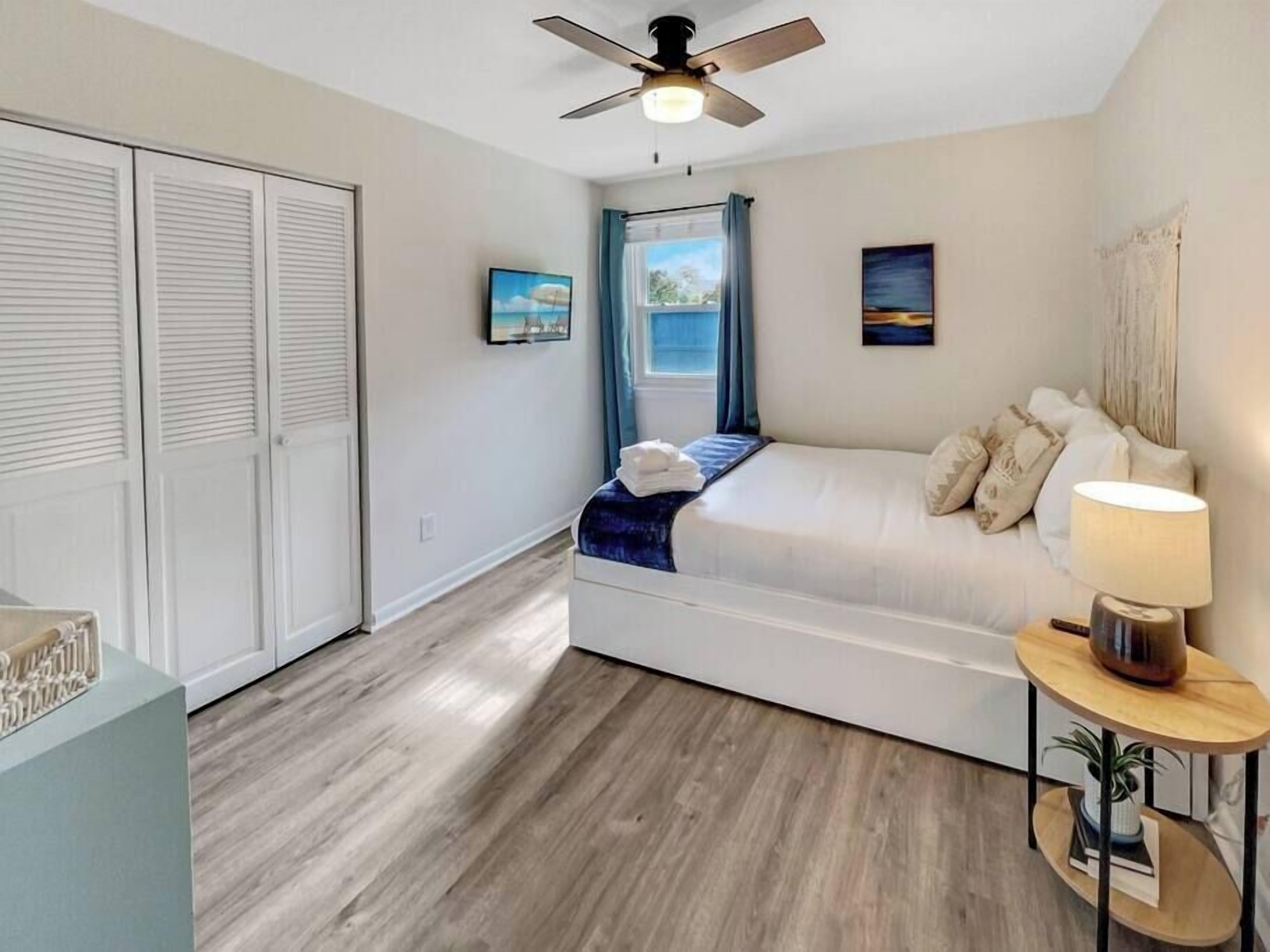 3 habitaciones, tabla de planchar con plancha, cuna de viaje y wifi 