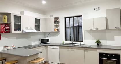 This one storey house has 5 bedrooms and 2 full bathrooms