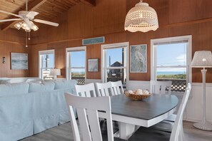 Dining - SEMI OCEANFRONT, Steps to the Beach, Unobstructed Amazing Ocean Views. Remodeled (Kitty Hawk)