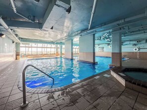 Indoor pool, a heated pool