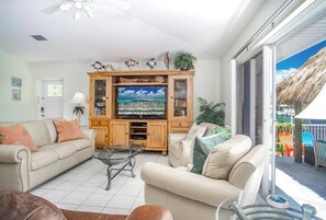 Unclassified image, 3 of 35, button - Tropical Breezes is a spacious 3bed/2bath half duplex in desirable Key Colony Beach with dockage & Cabana Club access (Key Colony Beach)
