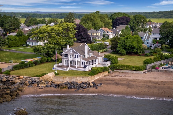 Aerial view of house
