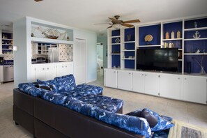 Smart TV, books, offices