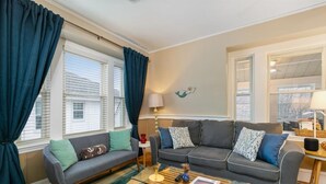 Living area - Home Away from Home | Next to Boston & Beach, EV+ (Quincy)