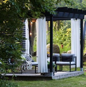 Terrace/patio - Bokis - Family Friendly Cottage in Nature Reserve (Skåne län)