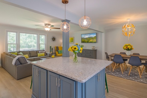 Open Floor Plan Makes this Space Great for Entertaining.
