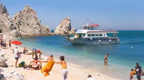 Beach nearby, sun-loungers