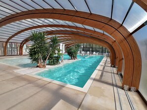 Indoor pool, outdoor pool