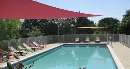 House 55m2, large swimming pool