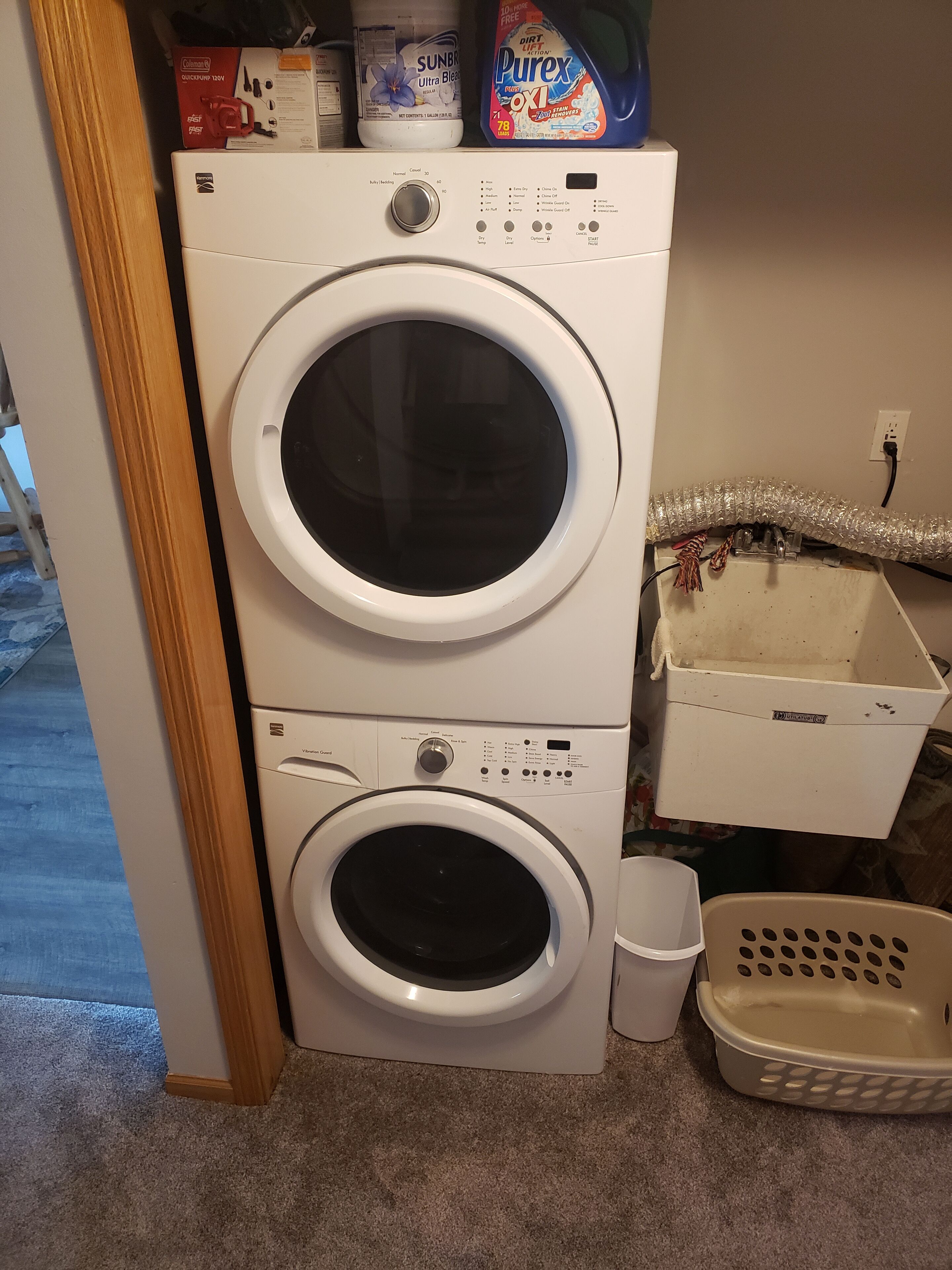 washer and dryer for your stay