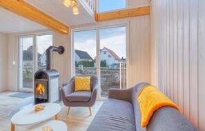 Fernseher, Kamin