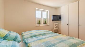 2 habitaciones, wifi gratis y ropa de cama