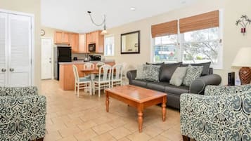 Smart TV, DVD player, books