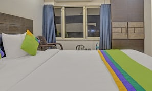 Desk, iron/ironing board, free WiFi, bed sheets