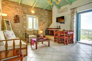 Villa (Iremia) | Living area - Villa Iremia & Villa Galini (Lefkada)