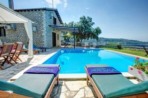 Seasonal outdoor pool - Villa Iremia & Villa Galini (Lefkada)