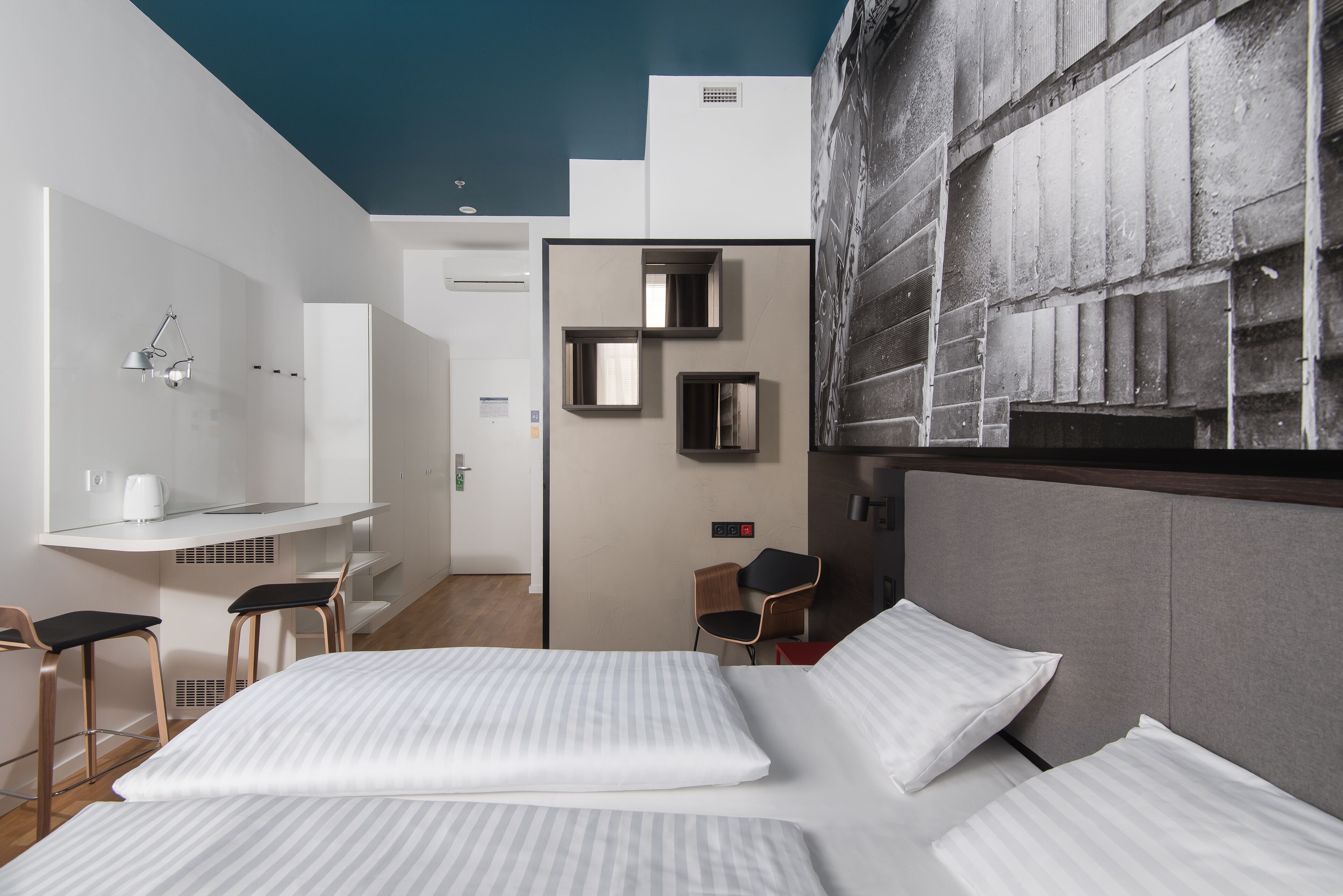 Habitació doble superior | Caixa forta a l'habitació i cortines opaques 