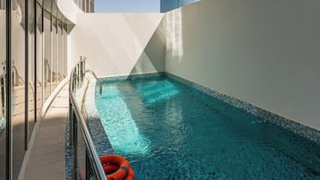 Indoor pool, outdoor pool