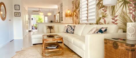 TV connectée, lecteur de DVD, jouets, livres