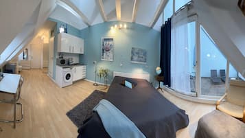 1 Schlafzimmer, Bügeleisen/Bügelbrett, kostenloses WLAN, Bettwäsche